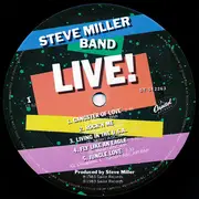 LP - Steve Miller Band - Live ! - Club Edition