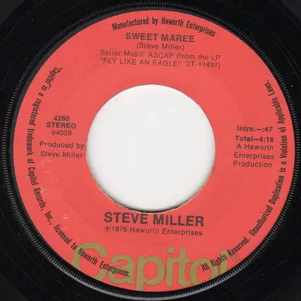 Steve Miller - Take The Money And Run
