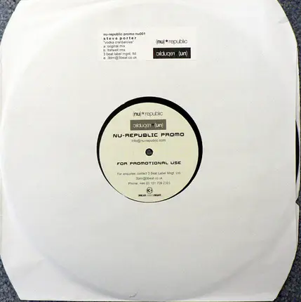 Steve Porter - Vodka Cranberries