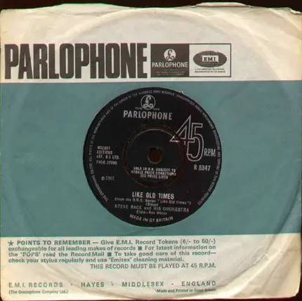 Steve Race And His Orchestra - Like Old Times