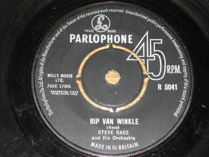 Steve Race And His Orchestra - Rip Van Winkle / Legend Of The Lake