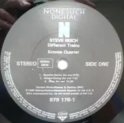 LP - Steve Reich - Kronos Quartet / Pat Metheny - Different Trains / Electric Counterpoint - Insert