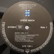 LP - Steve Reich - Sextet / Six Marimbas