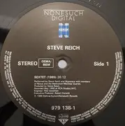 LP - Steve Reich - Sextet / Six Marimbas