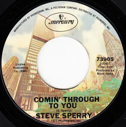 Steve Sperry - Flame / Comin' Through To You