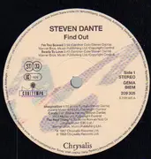 LP - Steven Dante - Find Out