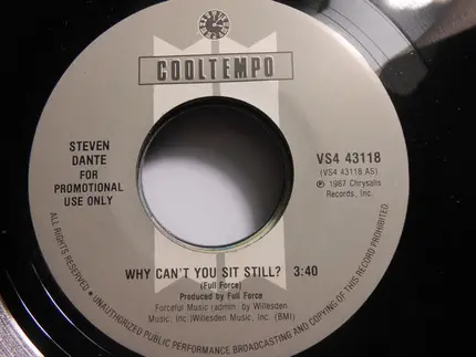Steven Dante - Why Can't You Sit Still?
