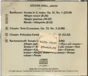 CD - Beethoven / Chopin / Rachmaninov - Steven Hall