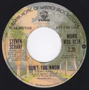 Steven Scharf - Don't You Know