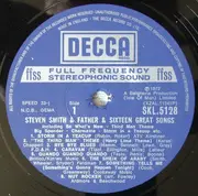 LP - Steven Smith & Father - Steven Smith & Father & Sixteen Great Songs