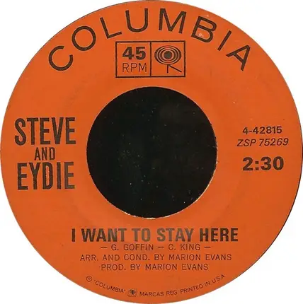 Steve & Eydie - I Want To Stay Here / Ain't Love