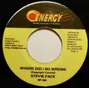 7inch Vinyl Single - Stevie Face , Saba Tooth - Where Did I Go Wrong