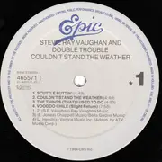 LP - Stevie Ray Vaughan & Double Trouble - Couldn't Stand The Weather