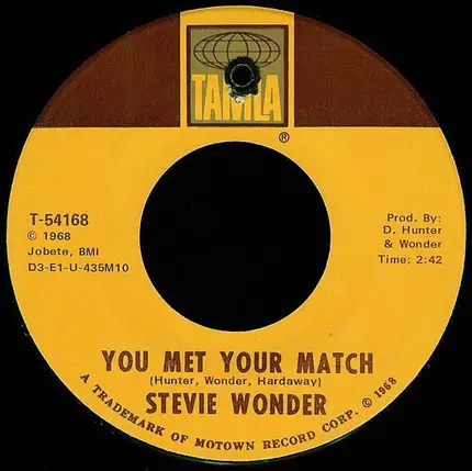 Stevie Wonder - My Girl / You Met Your Match