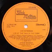 LP - Stevie Wonder - Live In Person At The Talk Of The Town
