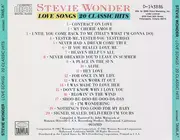 CD - Stevie Wonder - Love Songs (20 Classic Hits)