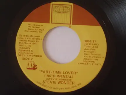 Stevie Wonder - Part-Time Lover