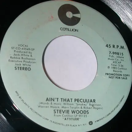 Stevie Woods - Ain't That Peculiar