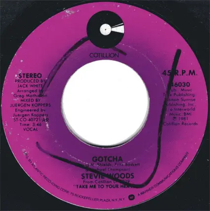Stevie Woods - Just Can't Win 'Em All / Gotcha