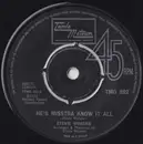 7'' - Stevie Wonder - He's Misstra Know It All - Knockout Centre