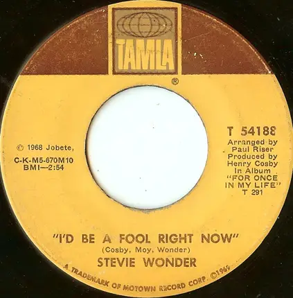 Stevie Wonder - Yester-Me, Yester-You, Yesterday