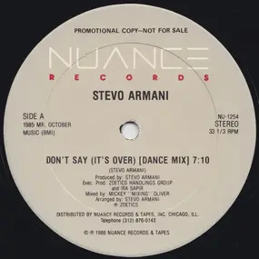 Stevo Armani - Don't Say (It's Over)