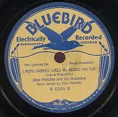 Stew Pletcher And His Orchestra - The Touch Of Your Lips / I Hope Gabriel Likes My Music