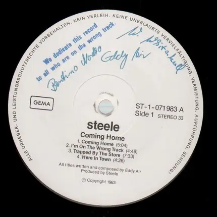 Steele - Coming Home