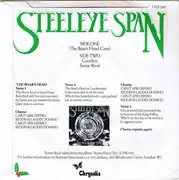 7inch Vinyl Single - Steeleye Span - The Boar's Head Carol - 'Echo' Version