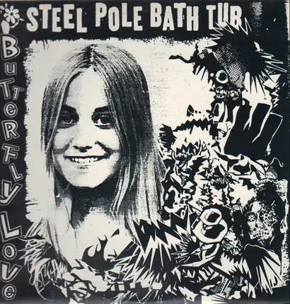 Steel Pole Bath Tub - Butterfly Love