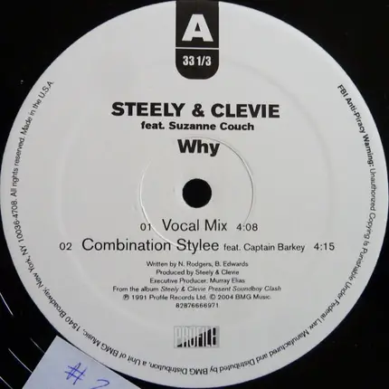 Steely & Clevie Feat. Suzanne Couch - Why