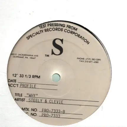Steely & Clevie - Why