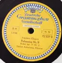 Schellack-12inch Vinyl Single - Stefan Askenase , Frédéric Chopin - Polonaise Nr. 6 / Nr. 9