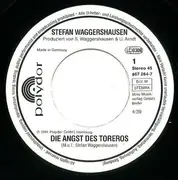 7inch Vinyl Single - Stefan Waggershausen - Die Angst Des Toreros