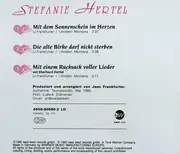 CD Single - Stefanie Hertel - Mit Dem Sonnenschein Im Herzen