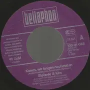 7inch Vinyl Single - Stefanie & Kim - Komm, Wir Fangen Nochmal An
