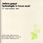 Stefano Greppi - Technologies In House Music - Vinyl Sampler One