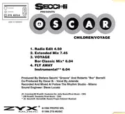 CD Single - Stefano Secchi Presents Oscar Berardinelli - Children / Voyage