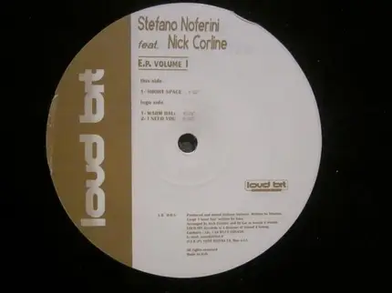 Stefano Noferini Featuring Nick Corline - EP Vol. 1