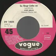 7inch Vinyl Single - Steff Berlin - So Fängt Liebe An