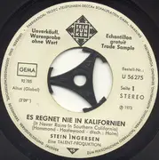 7inch Vinyl Single - Stein Ingebrigtsen - Es Regnet Nie In Kalifornien / So Wie Du - Promo