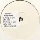 12inch Vinyl Single - Steinski & Mass Media - It's Up To You