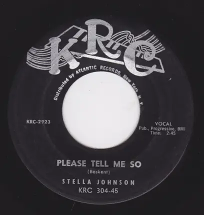 Stella Johnson - Yeah Baby / Please Tell Me So