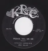 Stella Johnson - Yeah Baby / Please Tell Me So