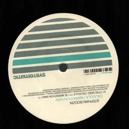 Stephan Bodzin - Caligula / Marathon Man