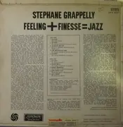 LP - Stéphane Grappelli - Feeling + Finesse = Jazz