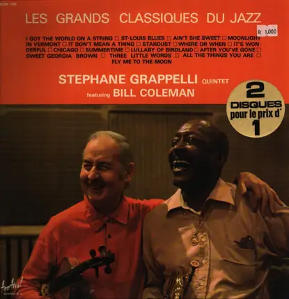 Stephane Grappelly Quintet featuring Bill Coleman - Les Grands Classiques Du Jazz