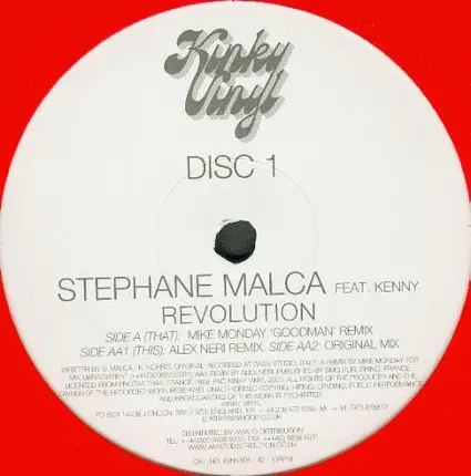 Stephane Malca Feat. Ken Norris - Revolution (Disc 1)