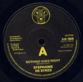 Stephanie De-Sykes - Nothing Goes Right