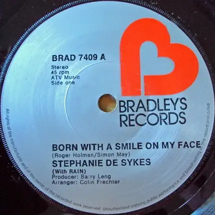 Stephanie De-Sykes With Rain - Born With A Smile On My Face